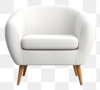 PNG White chair furniture armchair  