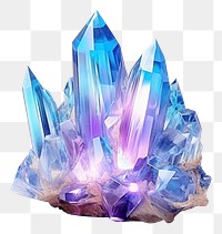 PNG Quartz blue crystal accessory gemstone mineral. 