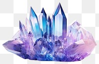 PNG High crystal gemstone amethyst mineral. 