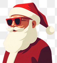 PNG Santa Claus sunglasses portrait santa claus. 