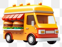 PNG Food truck car bus vehicle burger. AI generated Image by rawpixel.