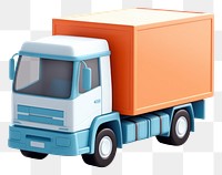 PNG Cargo-truck vehicle white background transportation. AI generated Image by rawpixel.