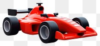 PNG Racecar vehicle car sports white background transportation. AI generated Image by rawpixel.