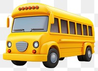 PNG School bus vehicle white background transportation. 