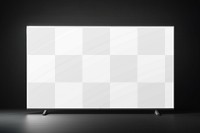 Smart TV screen png mockup, transparent design