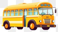PNG Bus school vehicle cartoon wheel. AI generated Image by rawpixel.