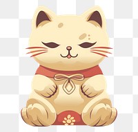 PNG Maneki neko icon cartoon mammal animal. 