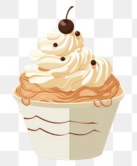 PNG Moji dessert cupcake cream food. 