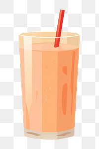 PNG Juice smoothie peach drink. 