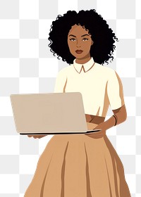 PNG Business African American woman laptop computer adult. 