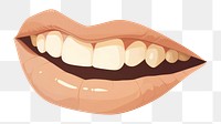PNG Teeth dentistry happiness lipstick. AI generated Image by rawpixel.