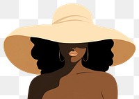 PNG Black Chubby woman adult face accessories. 