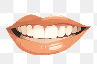 PNG Smiling Mouth teeth mouth dentistry. AI generated Image by rawpixel.