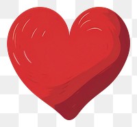 PNG Red heart symbol creativity romance. AI generated Image by rawpixel.