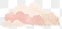 PNG Cloud painting nature paper. 