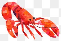 PNG Lobster seafood animal art. 