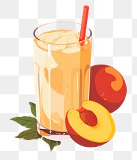 PNG Peach juice drink fruit plant. 