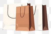 PNG  Paper shopping bag handbag consumerism accessories. AI generated Image by rawpixel.