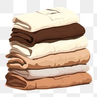 PNG Towel brown crumpled textile. 