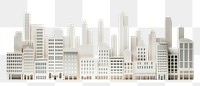 PNG Architecture metropolis skyscraper cityscape. AI generated Image by rawpixel.