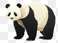 PNG Panda wildlife animal mammal. AI generated Image by rawpixel.