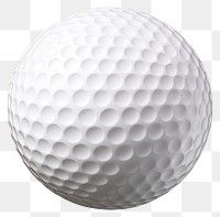 PNG  Golf ball sports white white background. AI generated Image by rawpixel.