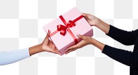 PNG Volunteer giving box gift pink. AI generated Image by rawpixel.