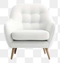 PNG White chair furniture armchair  