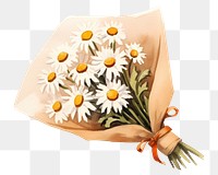 PNG Daisy flower plant paper. AI generated Image by rawpixel.