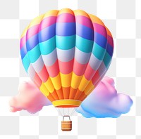 PNG Aircraft balloon vehicle transportation. AI generated Image by rawpixel.