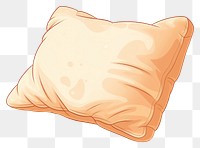 PNG Pillow bed white background relaxation. 