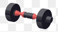 PNG Gym dumbell gym exercise sports. AI generated Image by rawpixel.