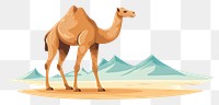 PNG A carmel mammal desert camel. AI generated Image by rawpixel.