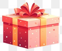 PNG A christmas gift box ribbon white background celebration. AI generated Image by rawpixel.