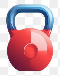 PNG  A 35lb kettlebell gym exercise weight. AI generated Image by rawpixel.