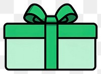 PNG A gift box icon white background celebration surprise. 