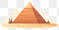 PNG  A pyramid architecture outdoors triangle. AI generated Image by rawpixel.