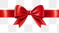 PNG Ribbon bow red  