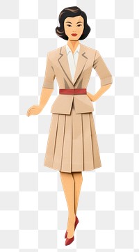 PNG Dress adult khaki coat. AI generated Image by rawpixel.