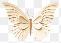 PNG Butterfly animal white white background. AI generated Image by rawpixel.