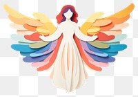 PNG Angel craft paper art. 