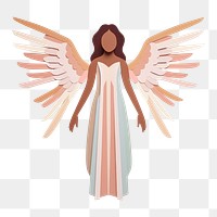 PNG Angel craft representation spirituality. AI generated Image by rawpixel.