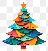 PNG  Chrismas tree christmas art white background. AI generated Image by rawpixel.