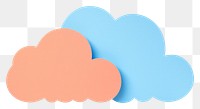 PNG Cloud white background circle fluffy. 