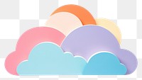 PNG Cloud white background balloon. 