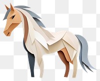 PNG  Horse animal mammal craft. AI generated Image by rawpixel.