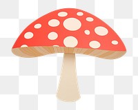 PNG  Mushroom pattern fungus agaric. AI generated Image by rawpixel.