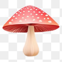 PNG  Mushroom fungus agaric plant. AI generated Image by rawpixel.