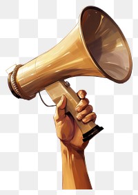 PNG Megaphone speaker hand white background. AI generated Image by rawpixel.
