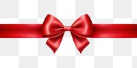 PNG Ribbon bow red  